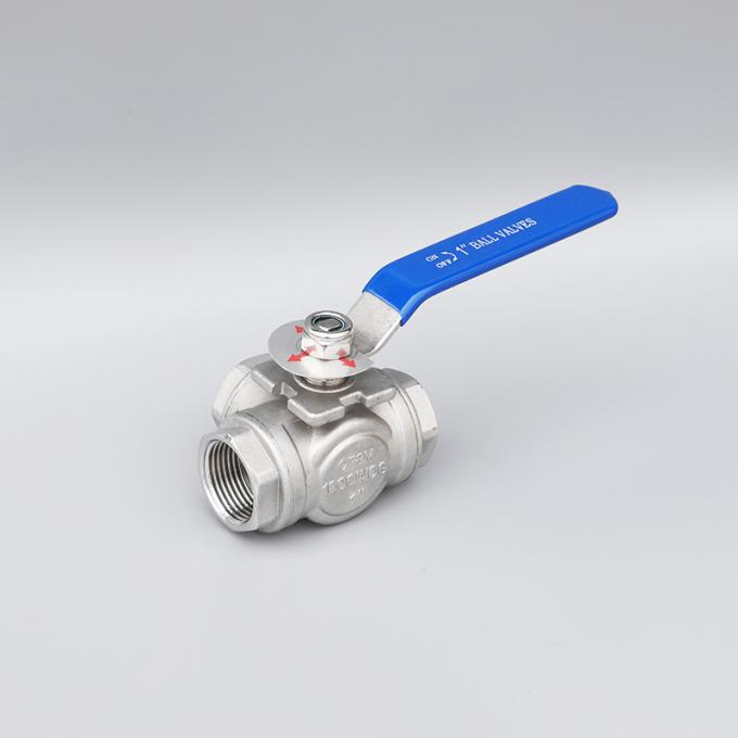 Normal Temperature Stainless Steel Ball Valve With NPT Bsp BSPT Threads