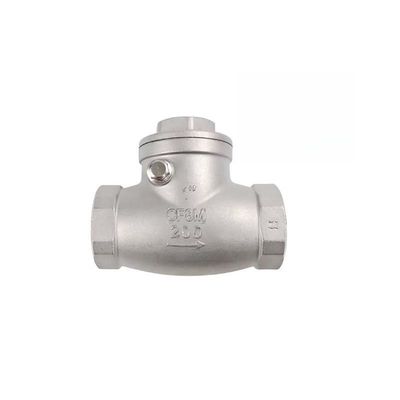 Channel Check Valve CF8/CF8m Swing Check Valve Straight Through Type Channel for Water ...